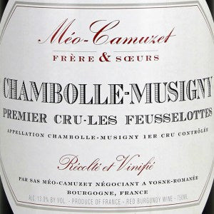 Meo-Camuzet Chambolle-Musigny Les Feusselottes Premier Cru Cote de Nuits Burgundy France