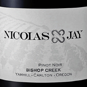 Nicolas Jay Bishop Creek Yamhill-Carlton Pinot Noir Willamette Valley, 2017, 750