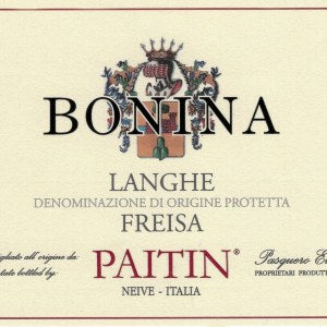 Paitin Freisa Bonina Langhe Italy, 2019, 750