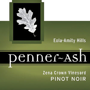 Penner-Ash Pinot Noir Zena Crown Eola Amity Hills Willamette Valley Oregon , 2016, 750