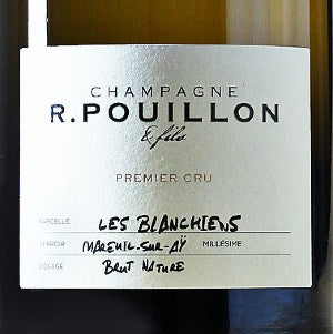 Pouillon Champagne Les Blanchiens Premier Cru Brut Nature France, 2015, 750