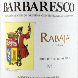 Produttori Del Barbaresco Rabaja Riserva Barbaresco Piedmont Italy, 2015, 750
