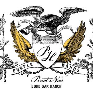 Purple Hands Lone Oak Ranch Pinot Noir  Oregon, 2018, 750