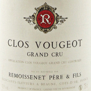 Remoissenet Pere et Fils Clos Vougeot Grand Cru Burgundy France, 1964, 1500ml