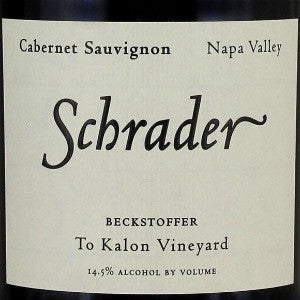 Schrader Beckstoffer To Kalon Vineyard Napa Valley, 2006, 750