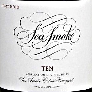 Sea Smoke Ten Pinot Noir Santa Rita Hills California, 2018, 750