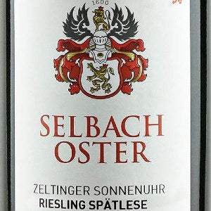 Selbach Oster Wehlener Sonnenuhr Riesling Spatlese Mosel Germany, 2020, 750