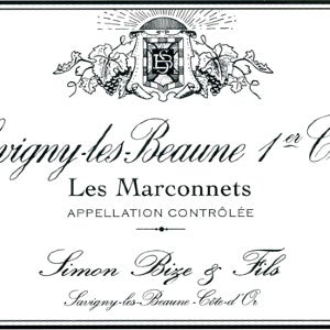 Simon Bize Savigny-les-Beaune Rouge  Les Marconnets Premier Cru Burgundy France, 2018, 750
