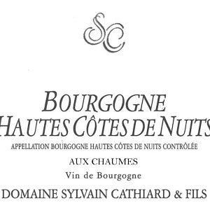 Sylvain Cathiard Bourgogne Rouge Hautes Côtes de Nuits Aux Charmes Burgundy France, 2019, 750