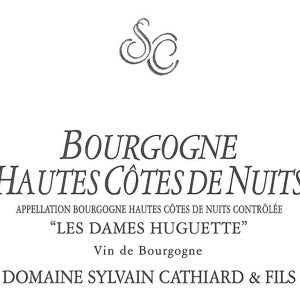 Sylvain Cathiard Bourgogne Rouge Hautes Côtes de Nuits Les Dames Huguette Burgundy France, 2019, 750