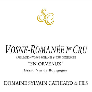 Sylvain Cathiard Cathiard Vosne-Romanee Premier Cru En Orveaux Burgundy France, 2018, 750