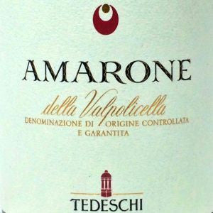 Tedeschi Amarone della Valpolicella Classico Veneto Italy, 2010, 750