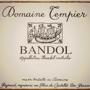 Domaine Tempier Bandol Rouge Cuvee La Miguoa Provence France, 2012, 1500
