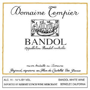 Domaine Tempier Bandol Blanc, 2013, 750