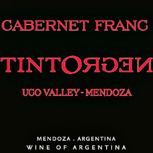 TintoNegro Cabernet Franc Mendoza Argentina, 2019, 750